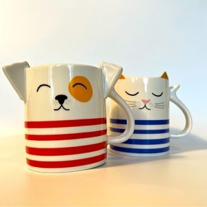 Parker Lane Dog and Cat Mugs